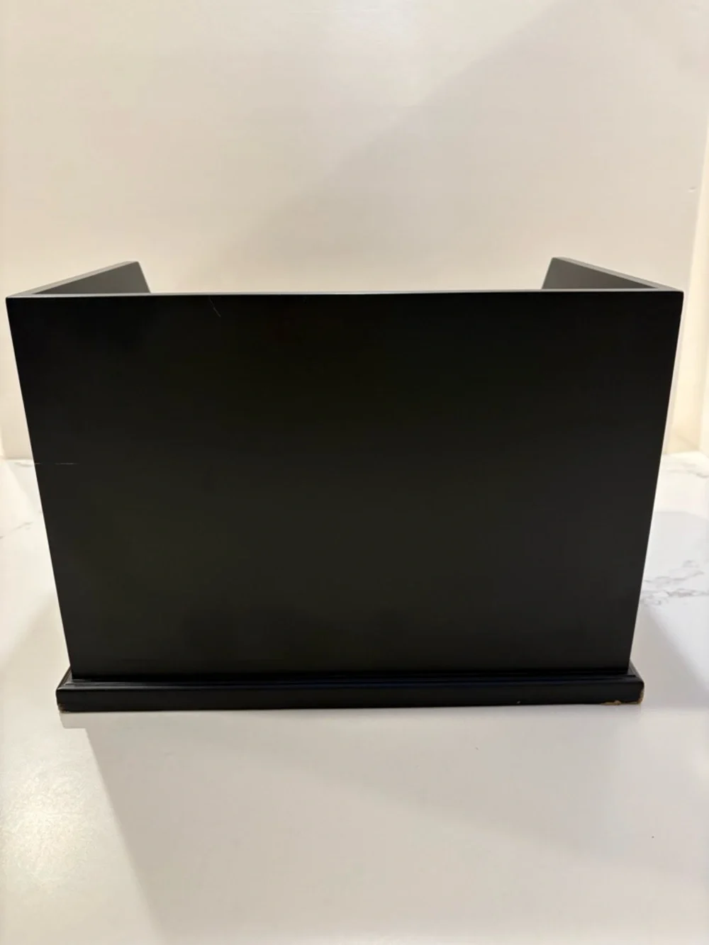 Pottery Barn Bedford Two Drawer Desk Organizer Black Office Storage Organization